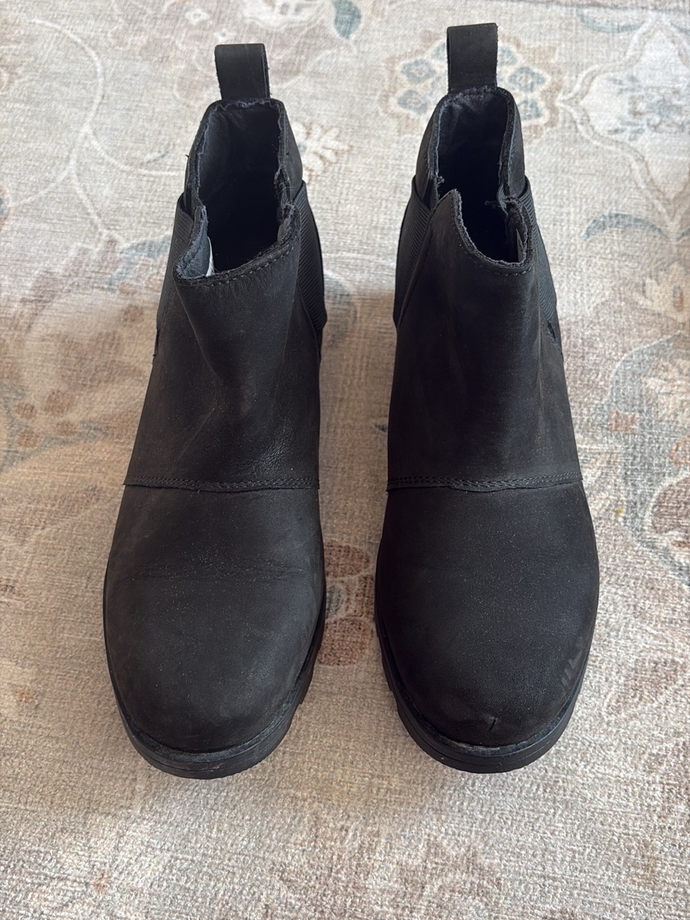 Women's Black Sorel Chelsea Ankle Boots